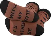 [G2TUP] 2 Pairs Scottie Lover Gift Rather Be With My Scottie Socks Scottie Owner Gift Scottie Mama Gift Dog Lover Dog Lady Gift