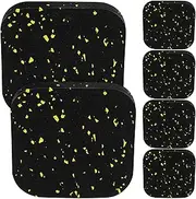 Mipcase 6 Pcs Treadmill Mat Pads, Non-Slip Exercise Equipment Mat for Carpet Floors Rubber Treadmill Pad for Home Gym