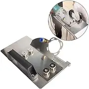 Angle Grinder Stand Set for Tile 45° Chamfer Cutting Upgraded version(23.5cm) WR,Angle Grinder Holder,Chamfer Cutting Tool,with 1m Water Pipe and Gloves