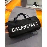 在飛比找Yahoo!奇摩拍賣優惠-Balenciaga 男款 581807 Logo 刺繡行李