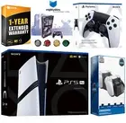 Sony PS5 Pro + EDGE Controller, Charge Dock, MightySkins Code, 1 Year Warranty