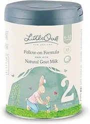 LittleOak Natural Goat Milk Follow-on Formula, Stage 2, 6-12 Months, 800gm Can