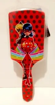 Miraculous Lady Bug Large Red Dance Paddle Hair Brush New Birthday Gift Girls