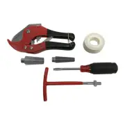 6Pc Set Universal Sprinkler Tool Kit Seal Tape PVC Cutter Nipple Extractor