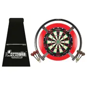 Target Darts OMNI, TOR Dart Board, Red Surround, Dart Mat + Darts