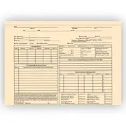 Pre-Printed Heavy Duty Body Shop Jackets - 12"×9-3/8", Shrink-Wrapped (100/Pack)