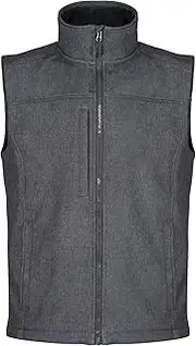 Professional Men's Regatta Flux Softshell Bodywarmer Vest, Seal Grey Marl, XX-Large