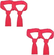 [CALLARON] 2sets Men Neckerchief Chef Chef’s Unisex Chef Neckerchief Washable Neck Work Women Reusable Food Headscarf Cotton Men Neck Scarf Cotton Red 2pcs*2