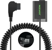 NEEWER D Tap to EN-EL25 Dummy Battery with Cable, Stable Continuous Power Supply for Nikon Zfc Z30 Z50, Compatible with SmallRig V Lock Batteries NEEWER PS099E Sony V Mount Batteries, VP-EP5G