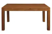 CT Amsterdam Solid Mahogany Timber Dining Table 120 x 70cm - Light Pecan