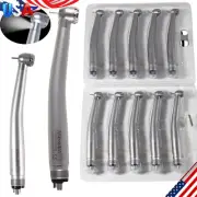 10 KAVO Style Dental Fiber Optic High Speed Turbine Handpiece LED E-generator 4H