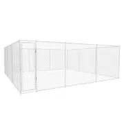 Dog Kennel 570x570x185cm Large Outdoor Pet Cage Fence Run Pen House Enclosure