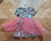 Smiley World - Girls Smiley Face Floral Tutu Dress - Size 2 RRP $29