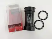 Tripeak Press Fit BB86 To 30mm Rotor 3D+ Steel Bearing Bottom Bracket (Black)
