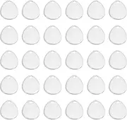 uxcell Fishing Lure Blades 0.6"x0.4", 30 Pack Willowleaf Lure Making for DIY Bait, Silver