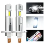 GF Serie LED Headlights H1 High Low Beam Bulbs Conversion Kit Super Bright White (for: Smart)