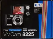 Vivitar Digital Camera Vivicam 8225 8.1MP Black in Sealed Box