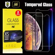 2X Tempered Glass Screen Protector For iPhone 13 12 11 Pro MAX XR XS SE 7 8 Plus