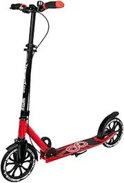 Crazy Skates Foldable Kick Scooter - Kick Scooters for Adults, Teens and Kids with Carrying Strap - Fast Folding, Adjustable Handlebars and Lightweight
