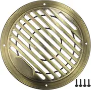 ACROPIX Universal 4.5" Car Speaker Grills Cover Round 4.5 Inch Audio Speaker Subwoofer Guard Protector Case with Mounting Screws ABS Bronze Tone - Pack of 1