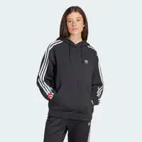 在飛比找momo購物網優惠-【adidas 愛迪達】上衣 女款 長袖上衣 帽T 運動 亞