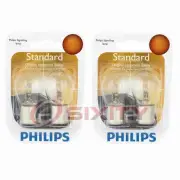 2 pc Philips Brake Light Bulbs for Merkur Scorpio XR4Ti 1988-1989 Electrical mc