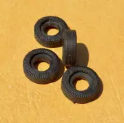 4 CORGI TOYS new rubber TIRES for # 267 BATMOBILE