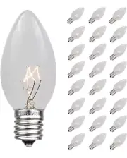 Novelty Lights Incandescent Christmas Replacement Bulbs - Indoor/Outdoor Individ