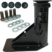12" Fifth (5th) Wheel to Gooseneck Adapter Hitch for RV Camper Trailer, Works with 2 5/16" Ball, 20.000 Pound Rating.