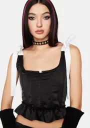 [Dazed Studio] Lara Rose Corset Top