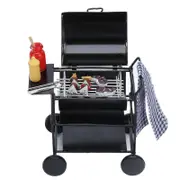 Mini BBQ Grill 1:12 Miniature Scene Exquisite Beautiful Vivid Kitchen Furniture Model Dollhouse Accessory