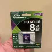 FUJIFILM Ultra Performance 8GB SD HC Card Class 10 Flash Memory Card