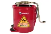 Heavy Duty Mop Bucket Wringer 15L Commercial Cleaning Wet Floor Cleaner Bucket