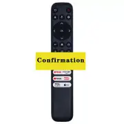 New original TCL TV Infrared remote RC813 FMB1 microphone Netflix Apple TV