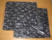 NEW West Elm Distressed Cut Velvet Pillow Covers (Set of 2) 20"x20" Black