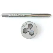 Tap & Die Set HSS 10-36 UNS CNC Flat Tap & 10-36 UNS Die Right Hand