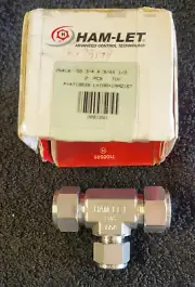 Ham-Let 764LR SS 3/4x3/4x1/2 Compressioin Tube Union Tee 3001681