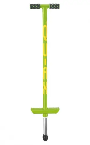 【QU-AX】彈跳棒、平衡器、Pogo-Stick、綠色、4-6歲兒童使用