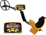 MD6350 Underground Wire Iron Metal Gold Detector Adjustable Tracker for Treasure Search High Accuracy(Yellow Earphone Bag)