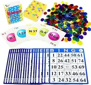 MR CHIPS Bingo Game With 18 Cards, 300 Chips and Calling Cards