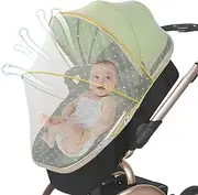 Stroller Net, Protective Full-Cover Mesh, Breathable Crib Canopy, Portable Baby Pram Netting for Outdoor Travel, Insectz Shield for Strollers and Carriers