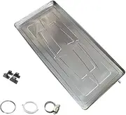 Stainless Steel Drip Tray, One-Piece Molding Without Leakage,Air Conditioner Drip Pan,1-6P, Three Sizes, for Air Conditioning Drainage(85 * 39 * 3cm)