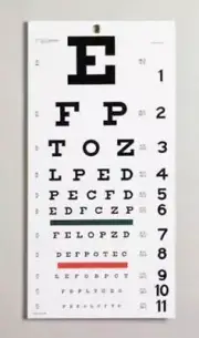Moore Medical Snellen Eye Chart (Sold as EA/1)