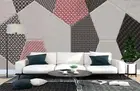3D Geometric Marble Texture Wallpaper Wall Murals Removable Wallpaper 284