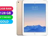 Apple iPad AIR 2 Wifi + Cellular (128GB, Gold) - Refurbished (Excellent)