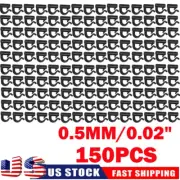 150x Black Fast Change Spinner Clevis Fishing Clevis Crawler Harness Clevis