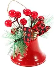 Zerodeko Christmas Metal Jingle Bells Ornaments Rustic Holiday Bell Decorations for Tree Wreaths Car Accessories Durable Pendant for Festive Atmosphere and Versatile Use