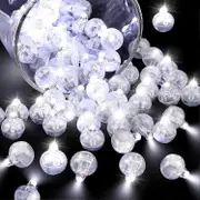 100 Pcs Led Balloon Light White Mini Round Led Balls Lights Small Waterproof Led Ball Lamp For Balloon Paper Lantern Birthday Party Wedding Festival H
