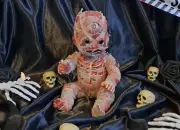Handmade 3rd Eye Mummy Doll - Glow in Dark - Halloween/Horror - Vero Collection