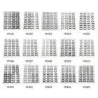False Eyelashes Natural Look 3D Wispy Fake Lashes 20 Pair